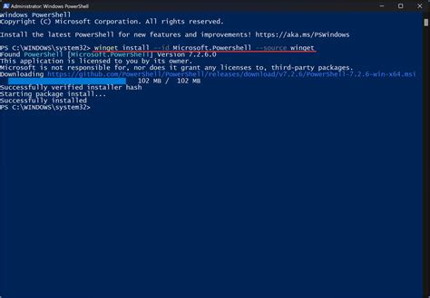 Windows PowerShell: